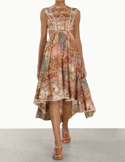 Discount ZIMMERMANN Chintz Asymmetric Dress