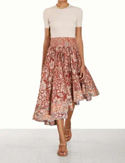 Online ZIMMERMANN Chintz Asymmetrical Skirt