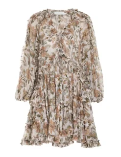 Clearance ZIMMERMANN Chintz Billow Frill Mini Dress