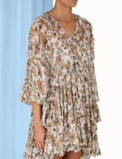 ZIMMERMANN Chintz Billow Frill Mini Dress