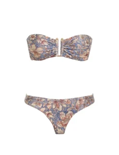 New ZIMMERMANN Chintz Deep U Trim Bikini