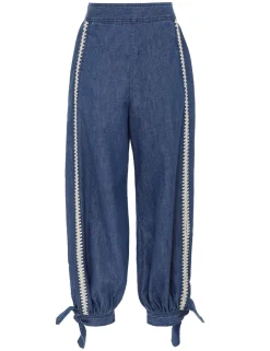 Clearance ZIMMERMANN Chintz Denim Harem Pant