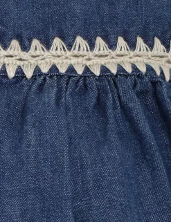 ZIMMERMANN Chintz Denim Smock Top