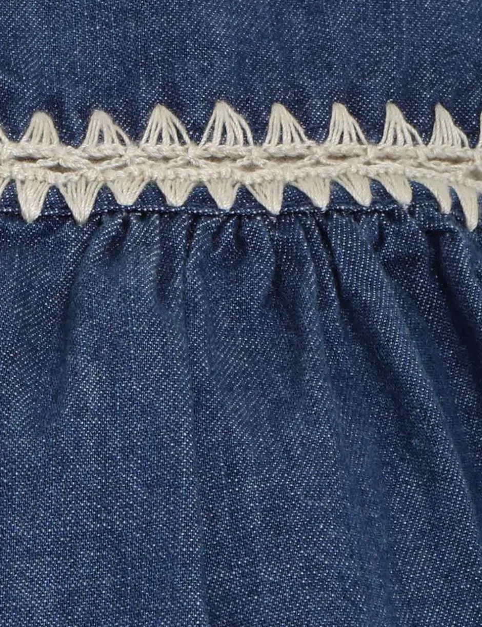 ZIMMERMANN Chintz Denim Smock Top