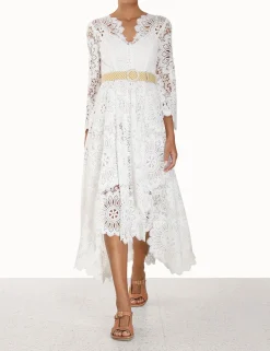 New ZIMMERMANN Chintz Doily Lace Dress