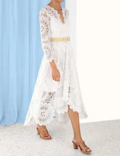 New ZIMMERMANN Chintz Doily Lace Dress