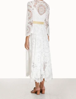 New ZIMMERMANN Chintz Doily Lace Dress