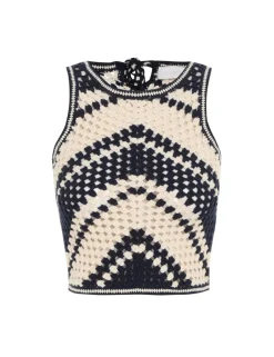 Online ZIMMERMANN Chintz Hand Crochet Tank