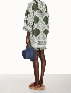 Clearance ZIMMERMANN Chintz Hooded Towel Mini Dress