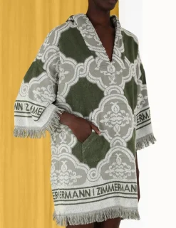 Clearance ZIMMERMANN Chintz Hooded Towel Mini Dress