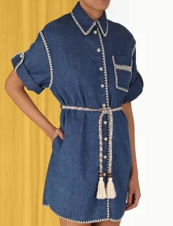 Hot ZIMMERMANN Chintz Mini Shirt Dress