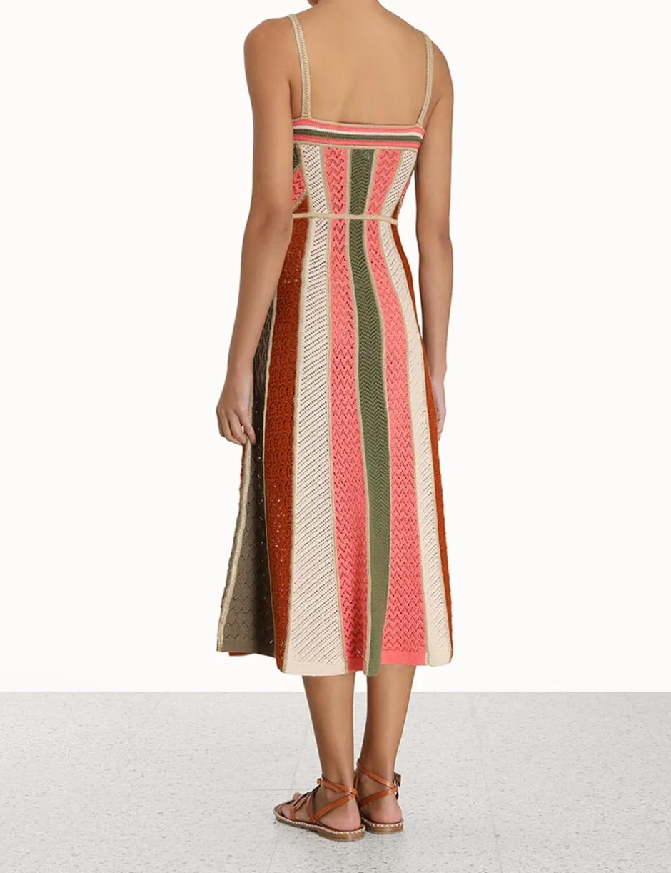 Discount ZIMMERMANN Chintz Panelled Midi Dress