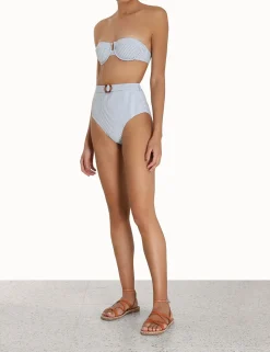 Hot ZIMMERMANN Chintz Stripe High Waist Pant