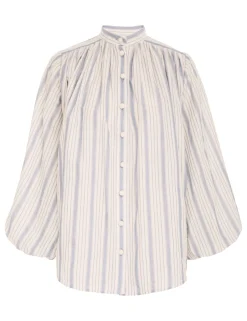 ZIMMERMANN Chintz Striped Billow Blouse