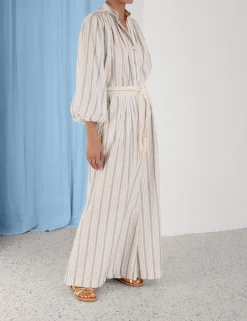 ZIMMERMANN Chintz Striped Billow Blouse