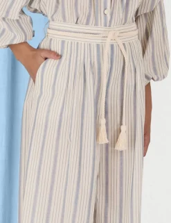 Sale ZIMMERMANN Chintz Striped Relaxed Pant