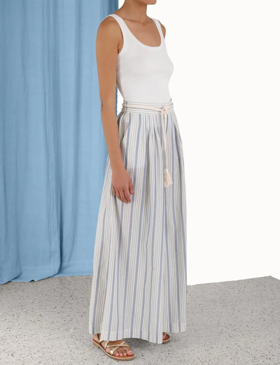 Sale ZIMMERMANN Chintz Striped Relaxed Pant
