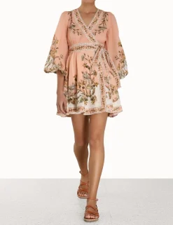 Best ZIMMERMANN Chintz Wrap Mini Dress