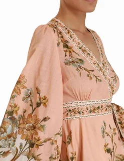 Best ZIMMERMANN Chintz Wrap Mini Dress