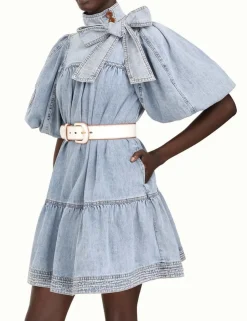 Outlet ZIMMERMANN Contrast Leather Waist Belt