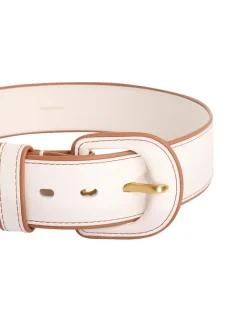 Outlet ZIMMERMANN Contrast Leather Waist Belt