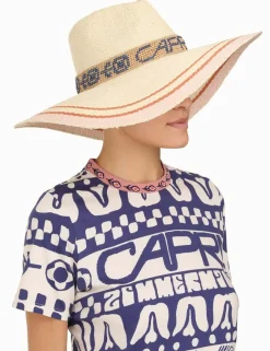 ZIMMERMANN Contrast Stripe Hat
