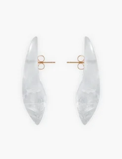 Clearance ZIMMERMANN Crystal Carved Pebble Earrings