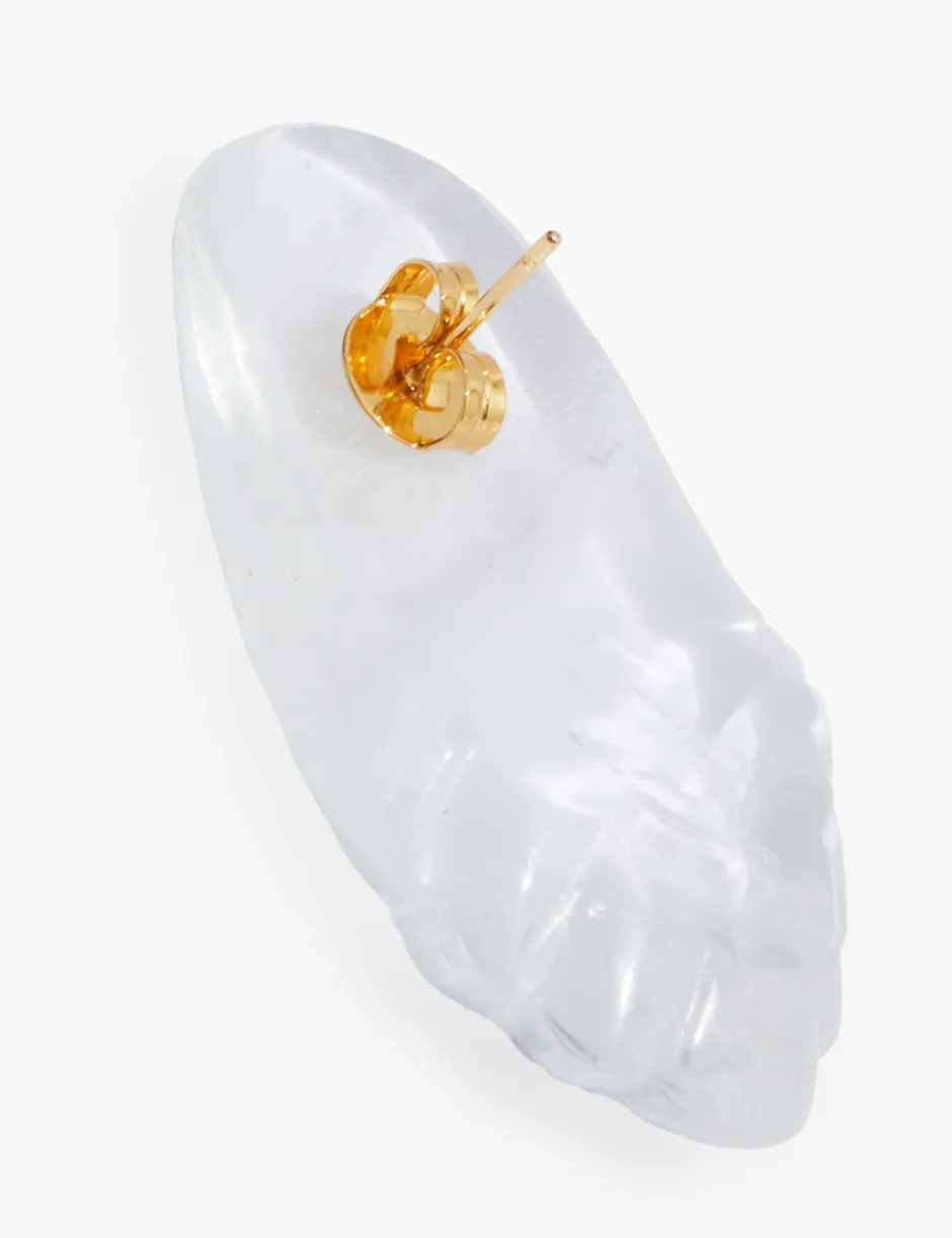 Clearance ZIMMERMANN Crystal Carved Pebble Earrings