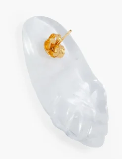 ZIMMERMANN Crystal Carved Pebble Earrings