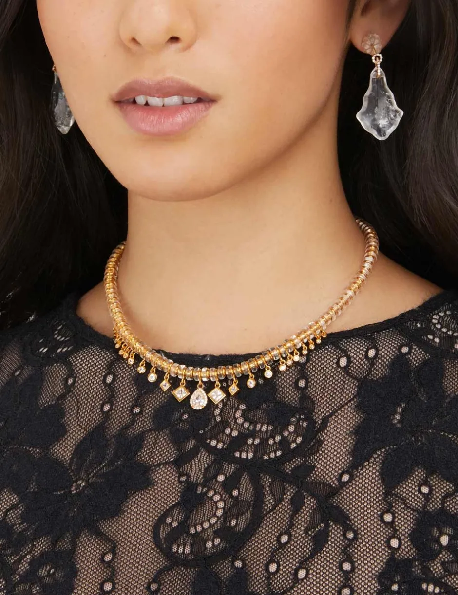 Hot ZIMMERMANN Crystal Chandelier Earrings