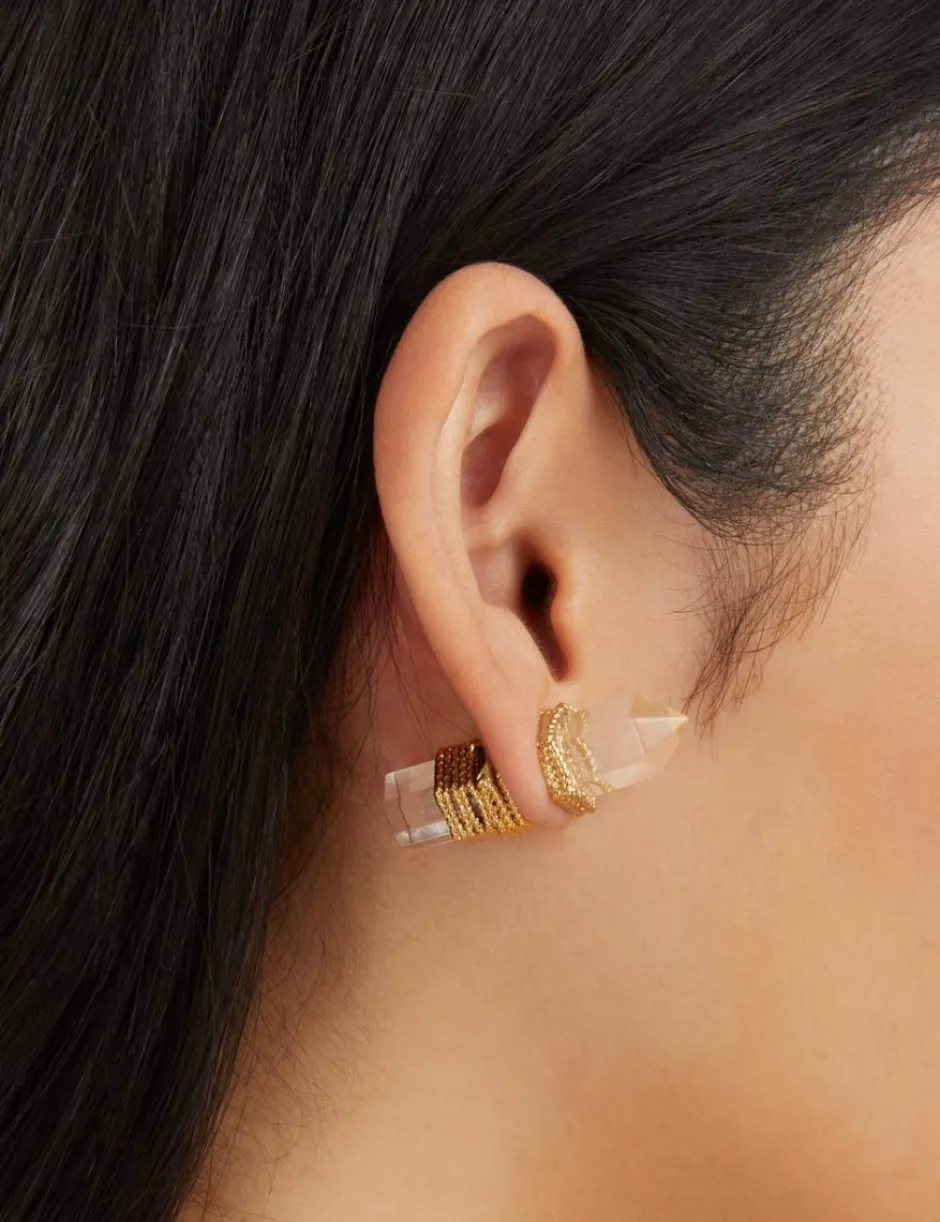 Sale ZIMMERMANN Crystal Quartz Studs Earrings