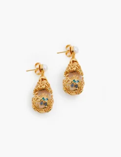 ZIMMERMANN Crystal Tarot Drop Earrings