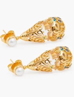 ZIMMERMANN Crystal Tarot Drop Earrings