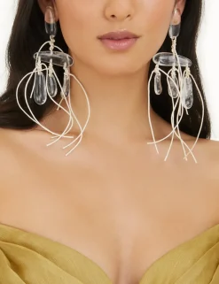Sale ZIMMERMANN Crystal Tied Rocks Earrings