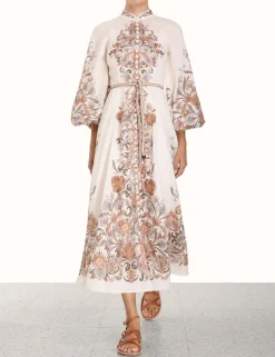 ZIMMERMANN Devi Billow Long Dress