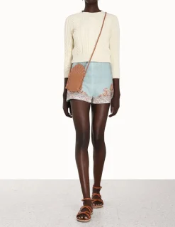 Best ZIMMERMANN Devi Cable Knit Top