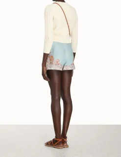 Best ZIMMERMANN Devi Cable Knit Top