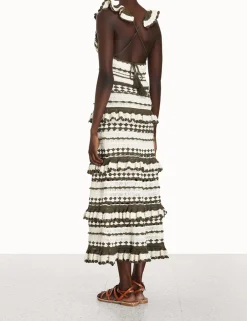 ZIMMERMANN Devi Crochet Frill Dress