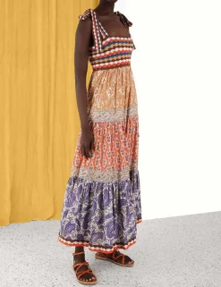 Best ZIMMERMANN Devi Crochet Spliced Dress