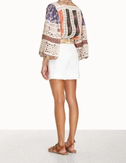 Best ZIMMERMANN Devi Cuffed Shorts