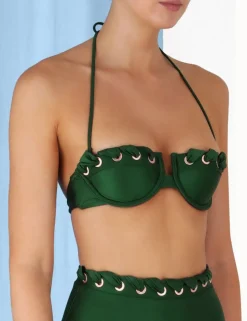 Outlet ZIMMERMANN Devi Eyelet Balconette Bra
