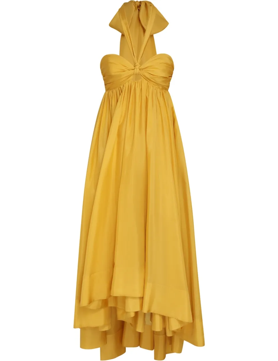 New ZIMMERMANN Devi Halter Maxi Dress