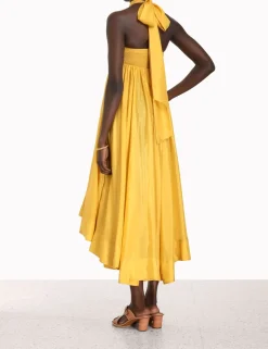 New ZIMMERMANN Devi Halter Maxi Dress