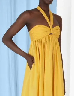 ZIMMERMANN Devi Halter Maxi Dress