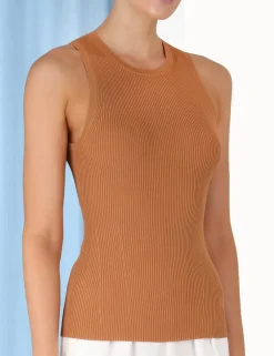 Best ZIMMERMANN Devi Knit Racer Tank