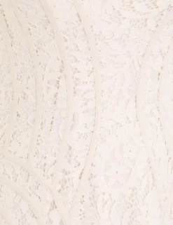 Clearance ZIMMERMANN Devi Panelled Lace Midi Dress