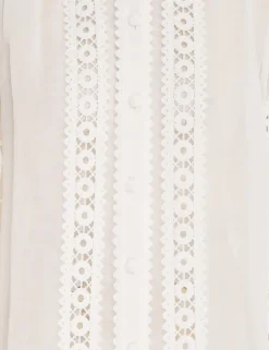 New ZIMMERMANN Devi Spliced Billow Blouse