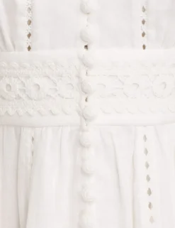 ZIMMERMANN Devi Spliced Billow Mini Dress