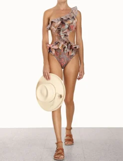 Clearance ZIMMERMANN Devi Spliced Ruffle 1Pc