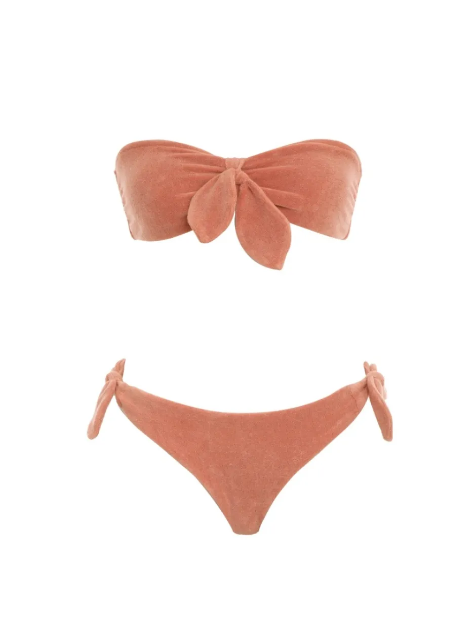 Online ZIMMERMANN Devi Terry Tie Bikini